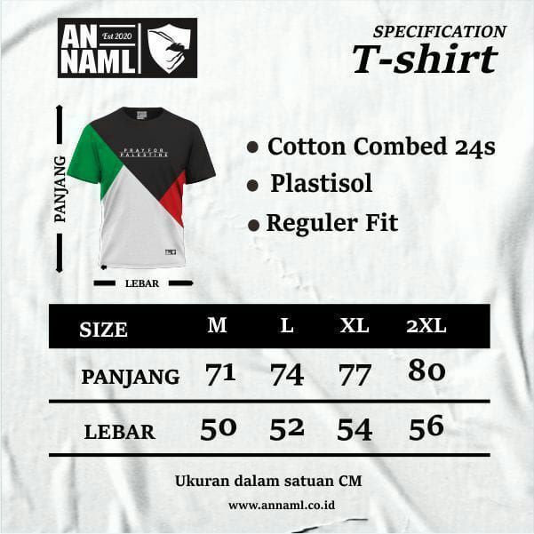 Kaos Dakwah | Kaos Muslim Pria | Kaos  Palestina - Cotton Combad 24 S / Premium Quality - by Annaml-3