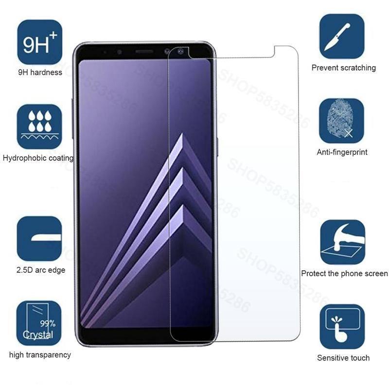 999D Protective Glass For Samsung Galaxy A8 A6 Plus A5 A7 A9 2018 Tempered Glass J4 J6 Plus J3 J7 J8 2018 Screen Protector Film