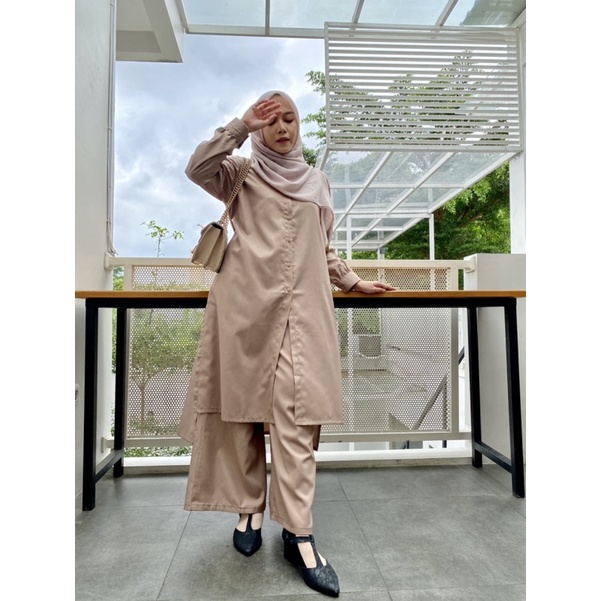 ALUNA SET by hawacorner tunik set kulot jumbo toyobo