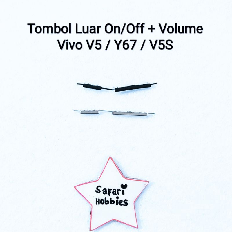 Tombol Luar Vivo V5 / Y67 / V5S On/Off + Volume