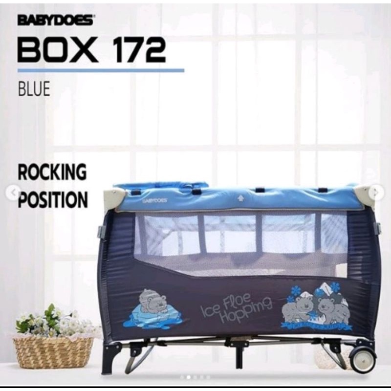 Babydoes baby box Ranjang Tempat Tidur Bayi CH-1721 CH-172 rocking position