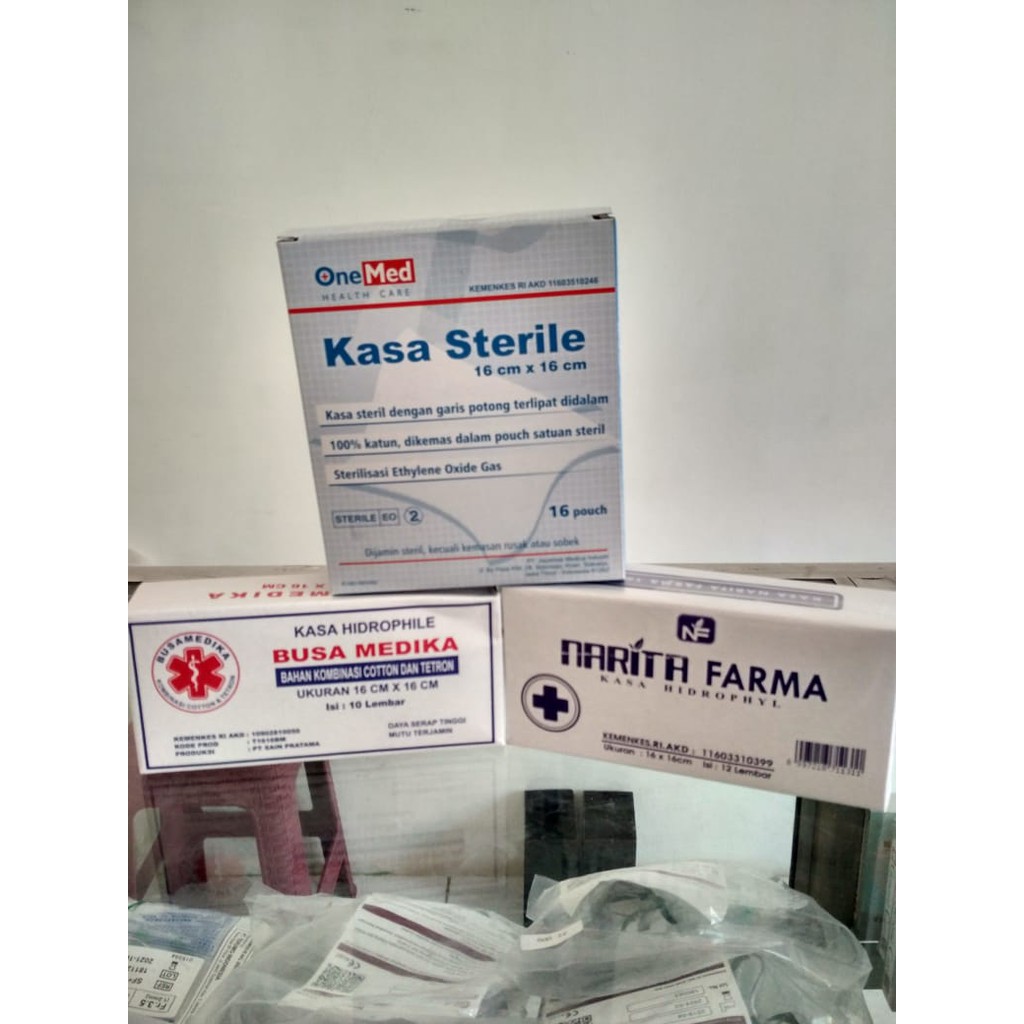 Kasa Hydrofil Kasa Steril Kotak