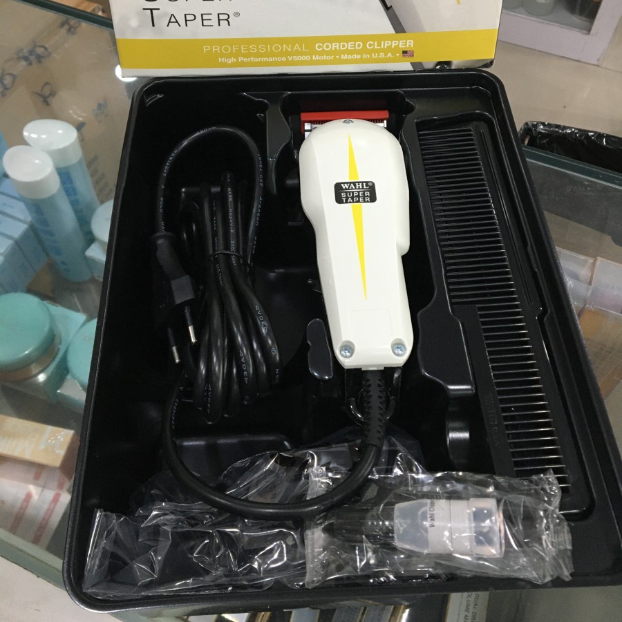 (Ready Stock!) Mesin Alat Cukur rambut Clipper Wahl Super Taper (FULL SET)