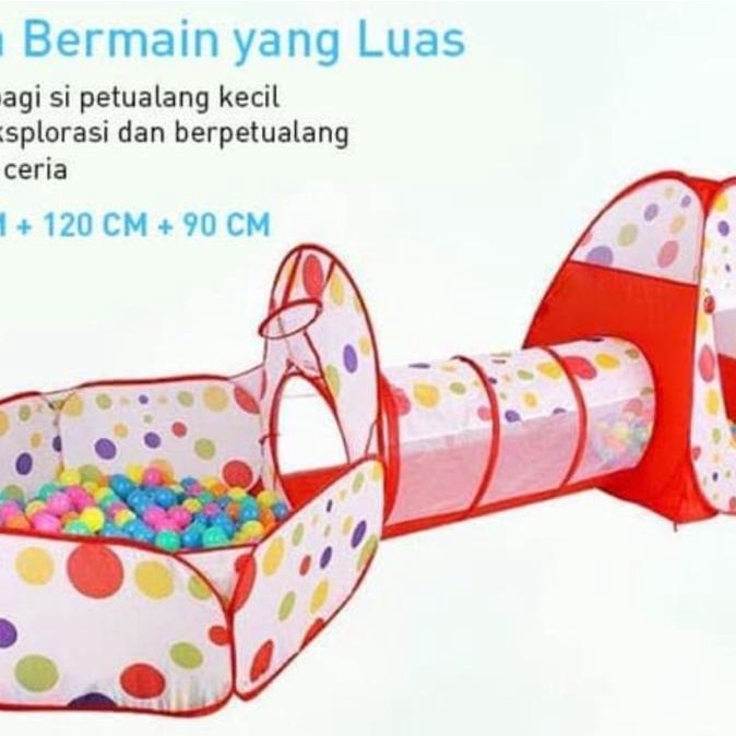 Tenda Terowongan Anak/Tenda Bermain Mandi Bola