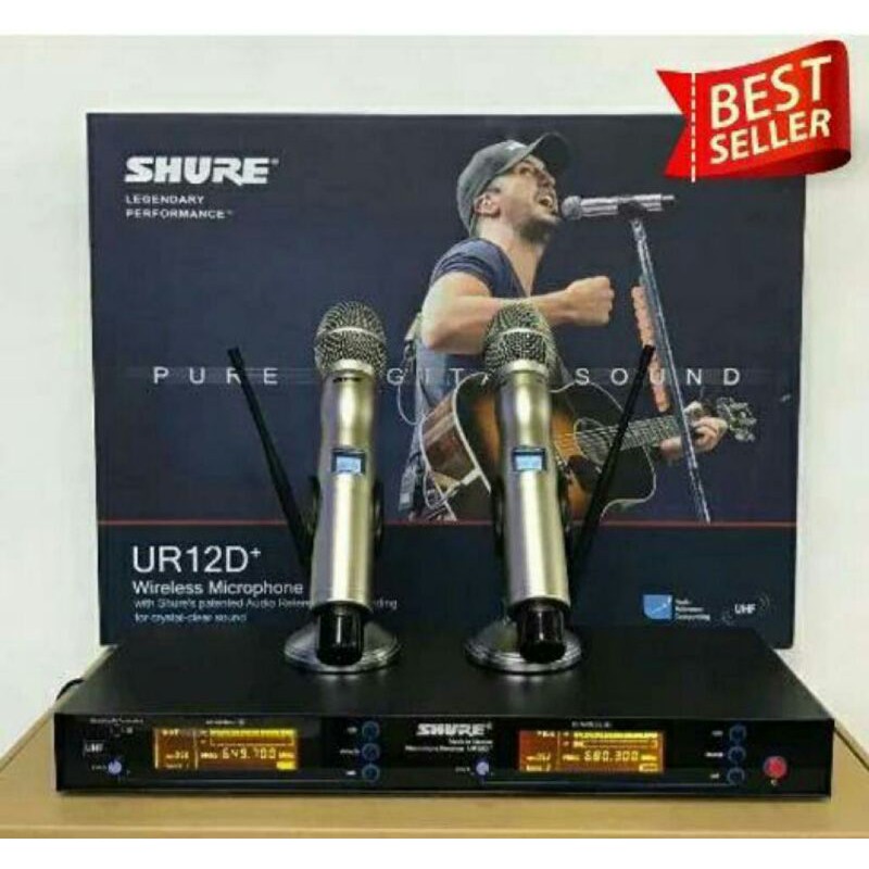 Mic Wireless Shure UR-12D+