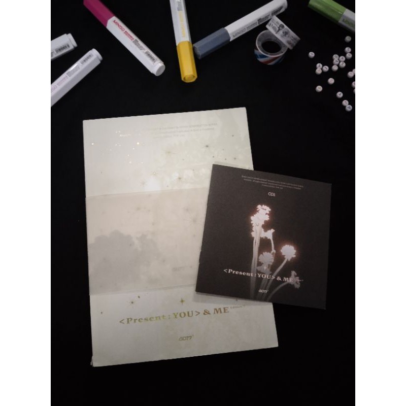 

WTS album GOT7 present you & me + banefit kalender
