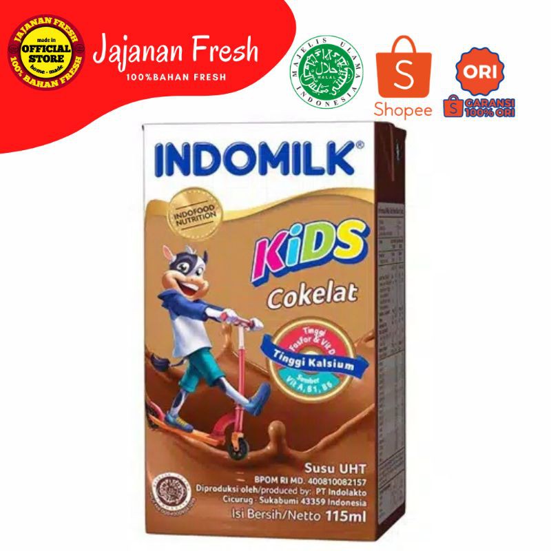 

Indomilk Kids Susu UHT Minuman Bergizi Anak 115ml