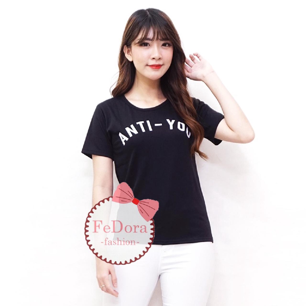 Fedorafashion TSHIRT ANTI YOU TUMBLER TEE KAOS  OBLONG  