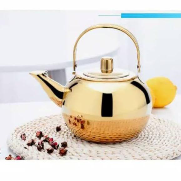 Terlaris.. TEKO ARAB KETTLE/TEKO EMAS STAINLESS