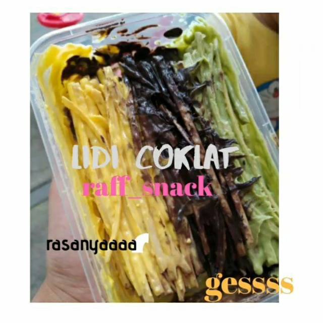 

Lidi gepeng coklat .