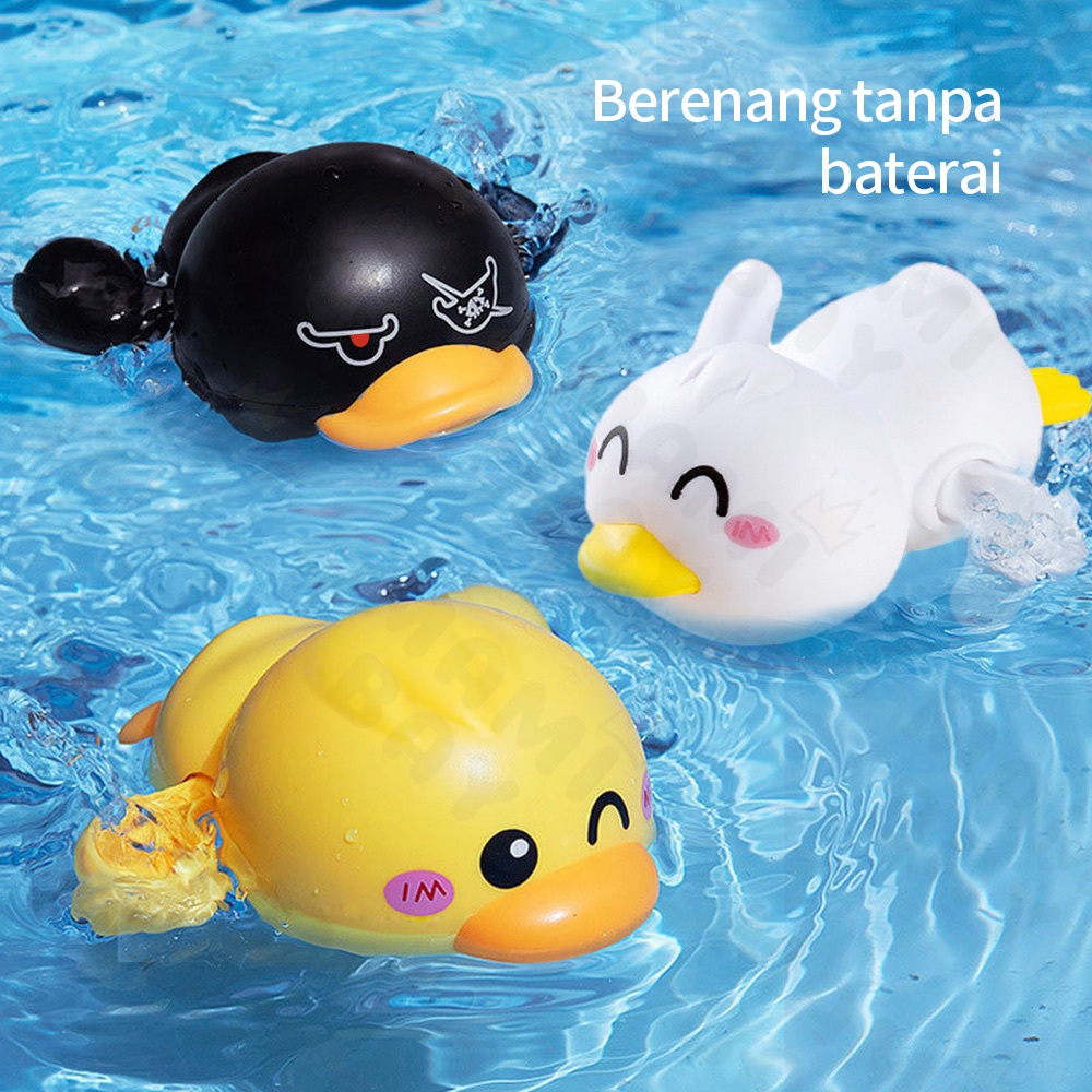 Mamibayi Bebek plastik mainan mandi anak bebek mainan BPA free