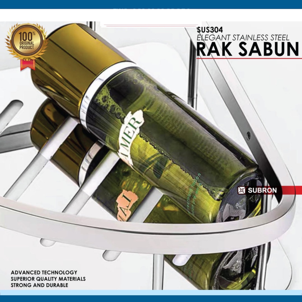 RAK SABUN | RAK SUDUT STAINLESS STEEL