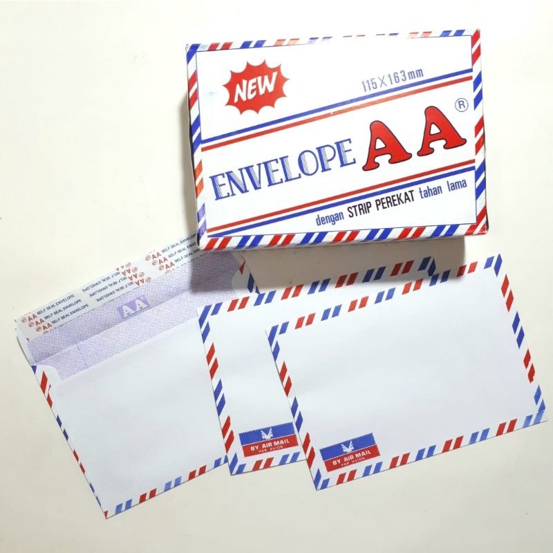 

Amplop Airmail AA Pendek