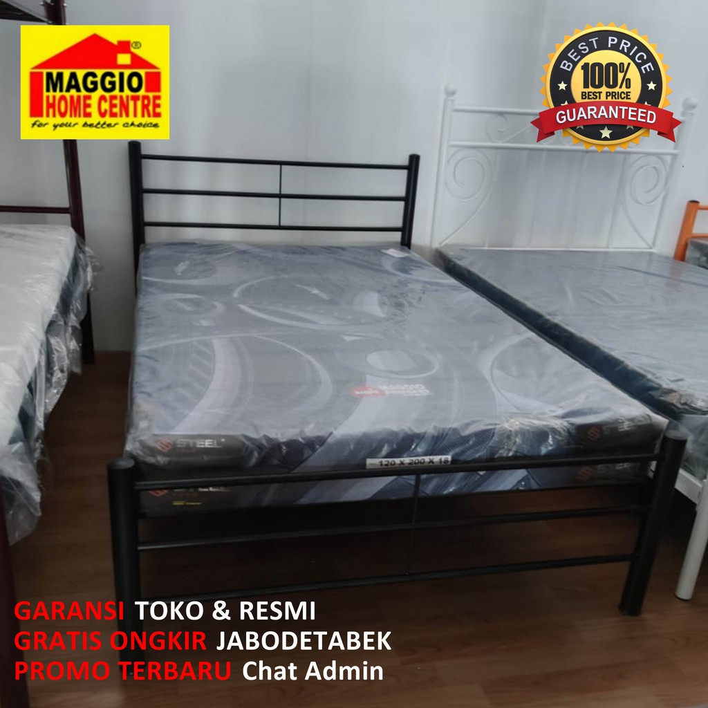 Jual Ranjang Besi Rangka Tempat Tidur Besi Revo 120 Orbitrend Shopee Indonesia 9500