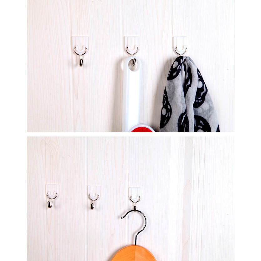 1 Set 6pcs - Hanger Gantungan Baju Pakaian Kunci Handuk