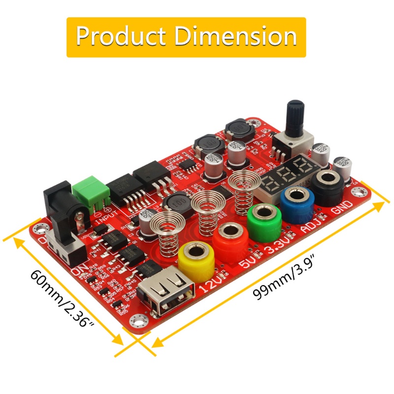 Btsg ATX Power Supply Breakout Board Dan Akrilik Untuk Case Kit, Untuk Breakout Input DC