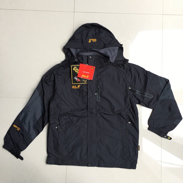 Jaket Outdoor Jack Wolfskin 1612 hitam XXL