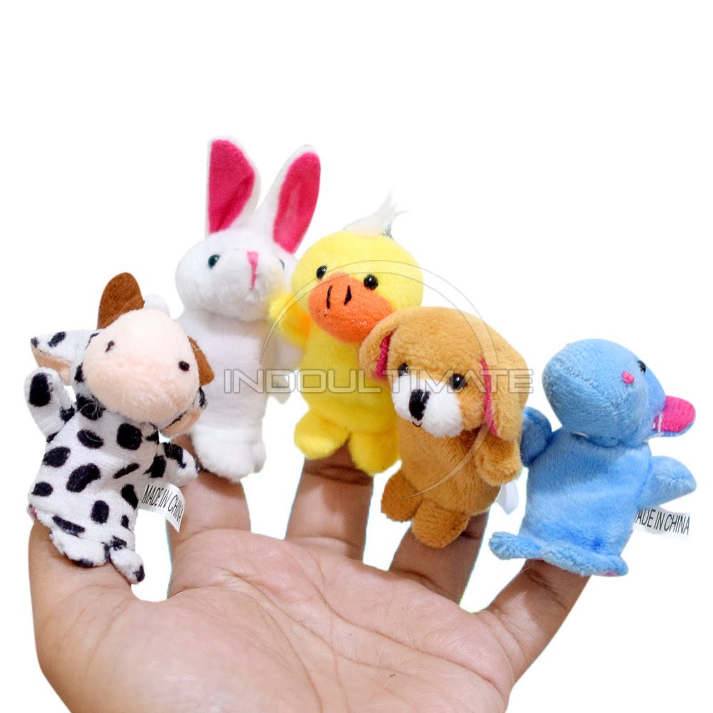 Mainan Boneka Jari Bayi Anak MJ-01 Boneka Jari Binatang Animal Finger Puppets Boneka Dongeng Boneka Cerita Boneka Bayi