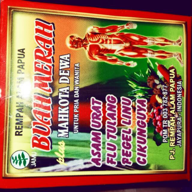 Buah Merah plus Mahkota dewa