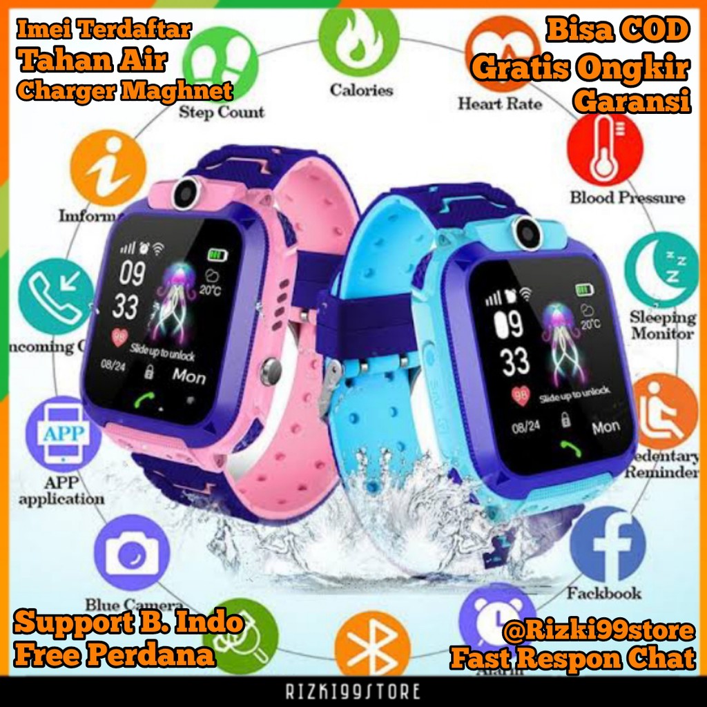 [COD] Jam Tangan Anak Laki Laki Perempuan Wanita Anti Air Imo Imoo Immo Aimo Aimoo Emo l Smartwatch