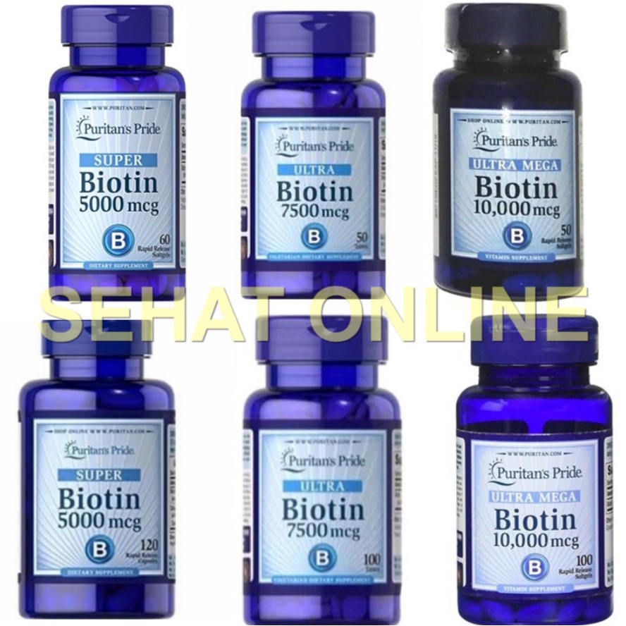 Puritan's Pride Biotin Penumbuh Rambut