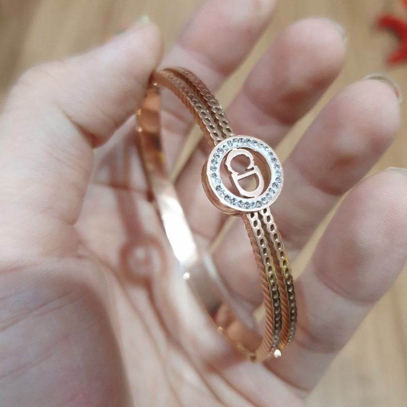 Gelang titanium premium Quality  7109/gelang stainless steel anti karat anti alergi