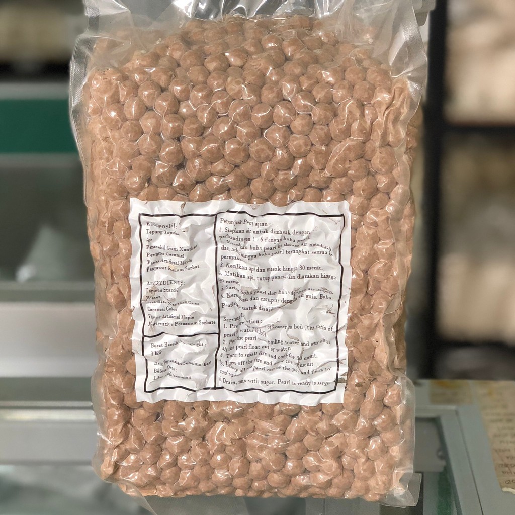 

topping bubble black pearl produksi dari taiwan