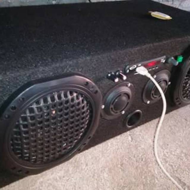 Speaker Aktif Mobil 24v Bluetooth Usb Mmc Radio Shopee Indonesia