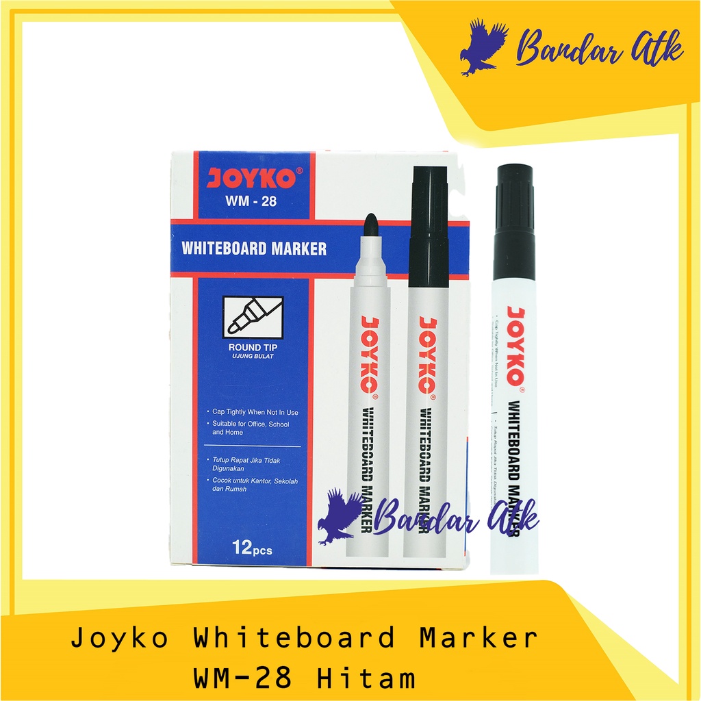 

JOYKO Whiteboard Marker / Spidol Papan Tulis Joyko WM [1 LUSIN]