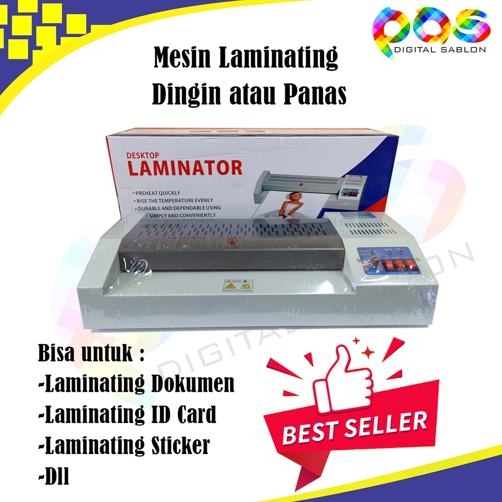 Jual Mesin Laminating Yatai 320 / YT320 / Mesin Laminator A3 / Dokumen