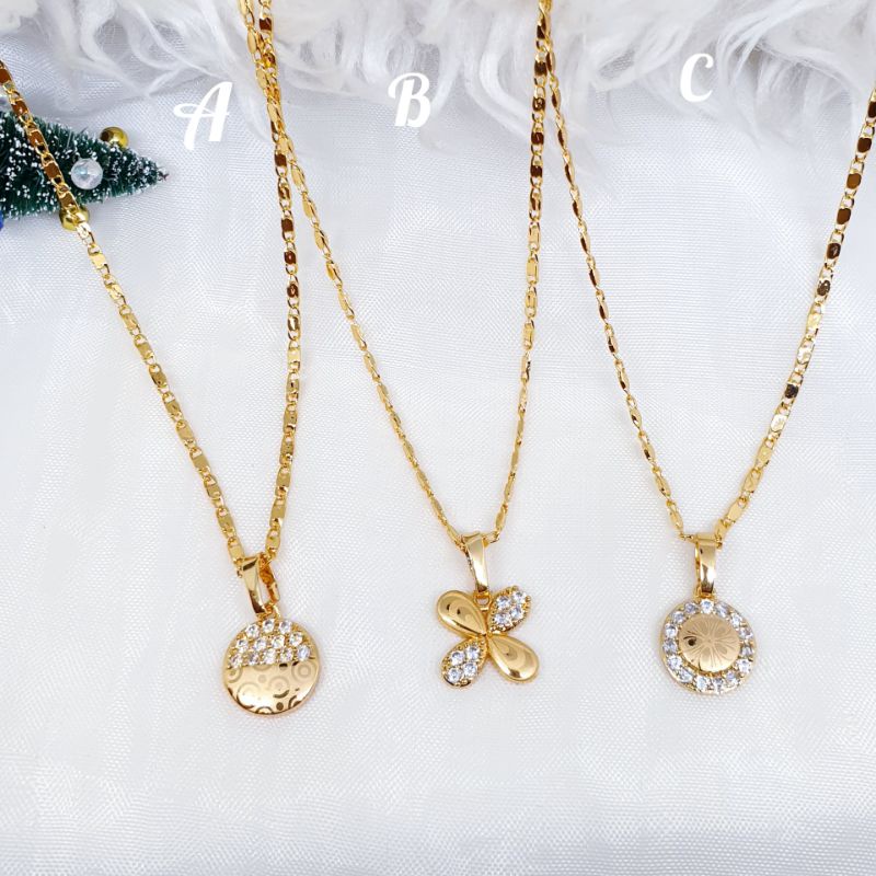 kalung new fashion korea permata 45Cm