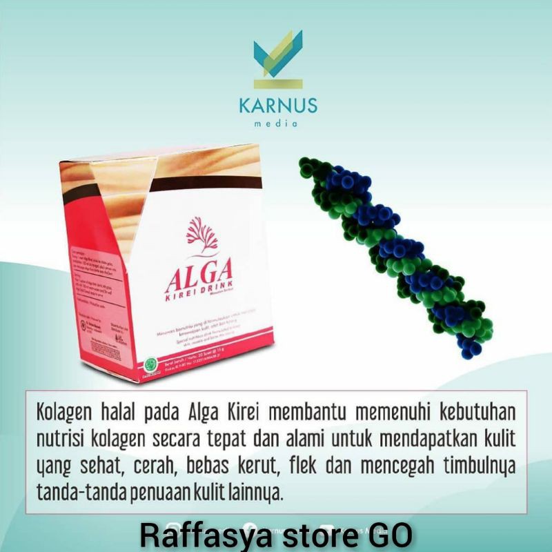 

Alga Kirei Drink - Minuman Kolagen Untuk Kesehatan Kulit Otot Tulang