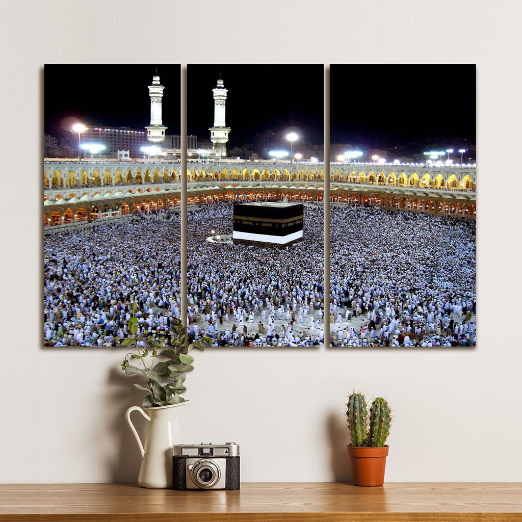 Kabah Masjidil Haram Kaligrafi Dekorasi Islam Hiasan Kabah Masjidil Haram Kaligrafi Dekorasi Islam Hiasan