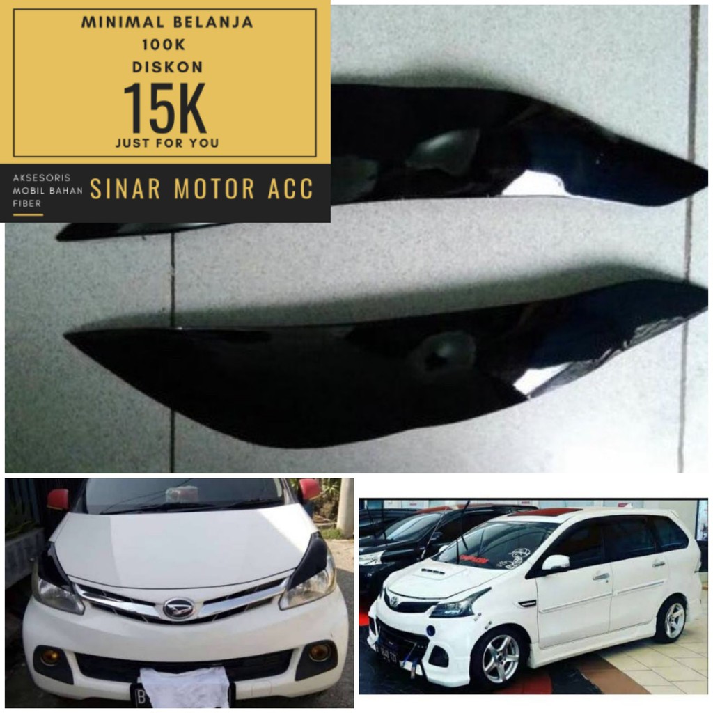 Eyelid / Mata Sipit Lampu custom Avanza dan Xenia Lama murah termurah keren