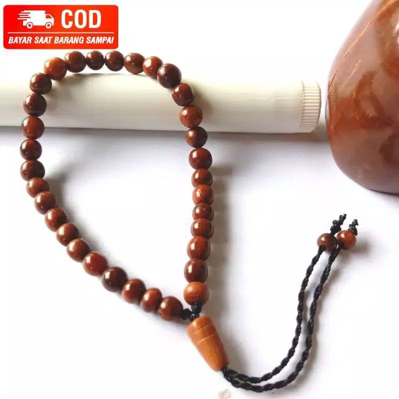 Gelang Kokka/Kaoka/Fukaha Motif Marjan Dll-Bulat KPL Coklat