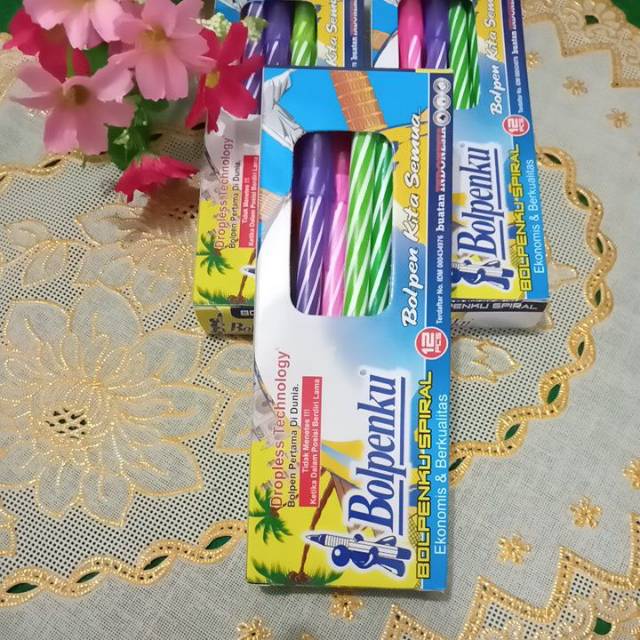 bolpen Lilin  Bolpenku isi 12  pcs