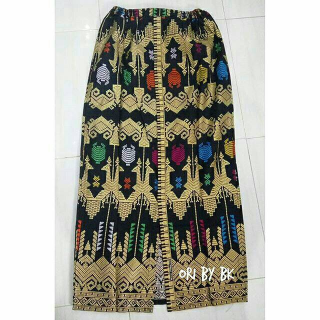 Rok Songket Hitam || Rok Batik
