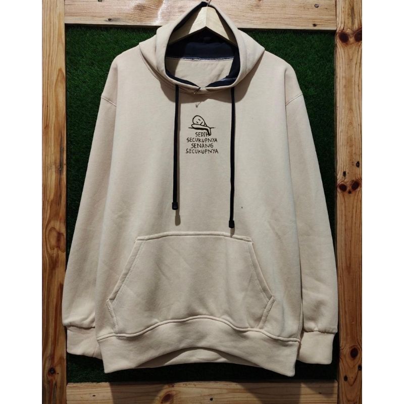 Wangker's / Sweater Hoodie Japan Krem ( Pria Dan Wanita ) Fleece Premium - Bayar Ditempat ( COD )