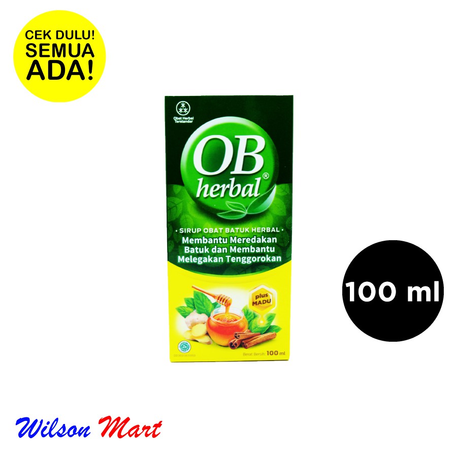 

OB HERBAL SIRUP OBAT BATUK 100 ML