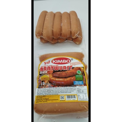 

Sosis Kimbo Bratwurst keju 500 gram