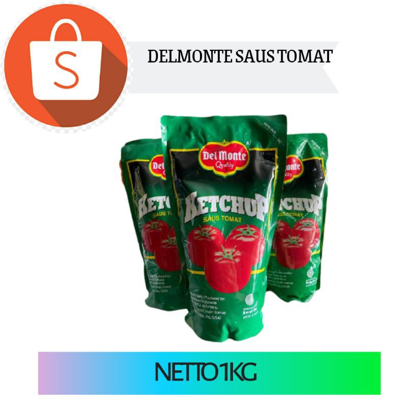 

delmonte saus tomat pouch 1 kg