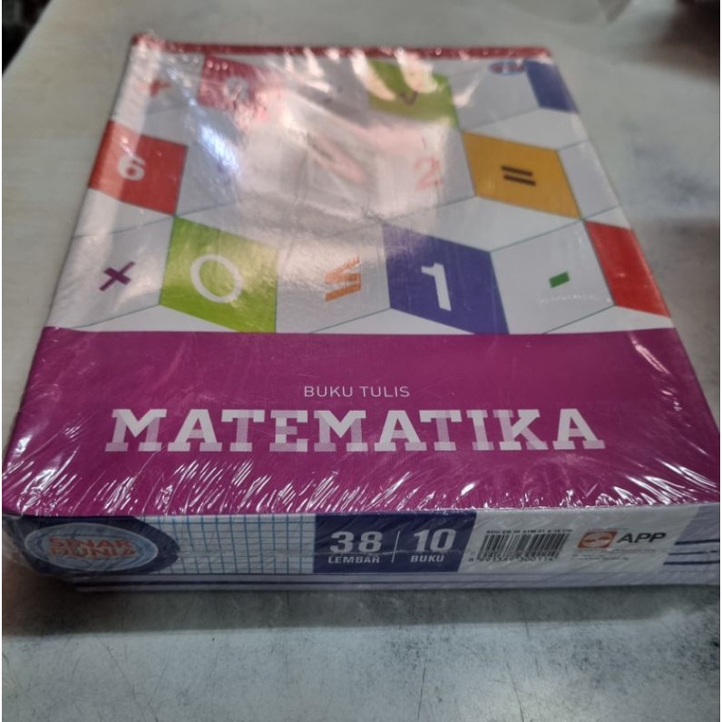 

Buku Tulis Sidu Petak Kecil Matematika 38 1 pack