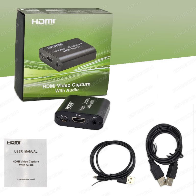 USB Video HDMI Capture LOOP OUT With Audio 4k 1080P60fps