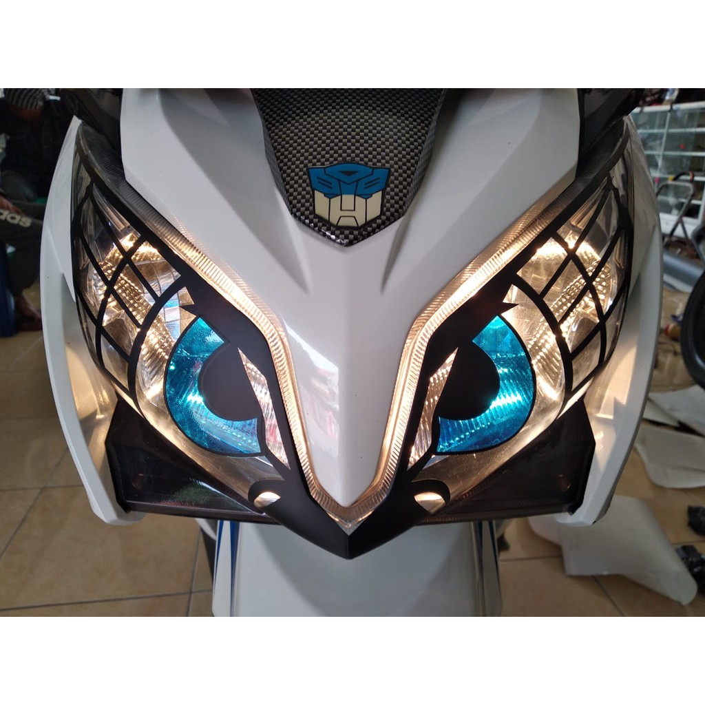 Jual Sticker Variasi Lampu Vario 125 OLD Tahun 2013 2014 Mata OWL Indonesia Shopee Indonesia