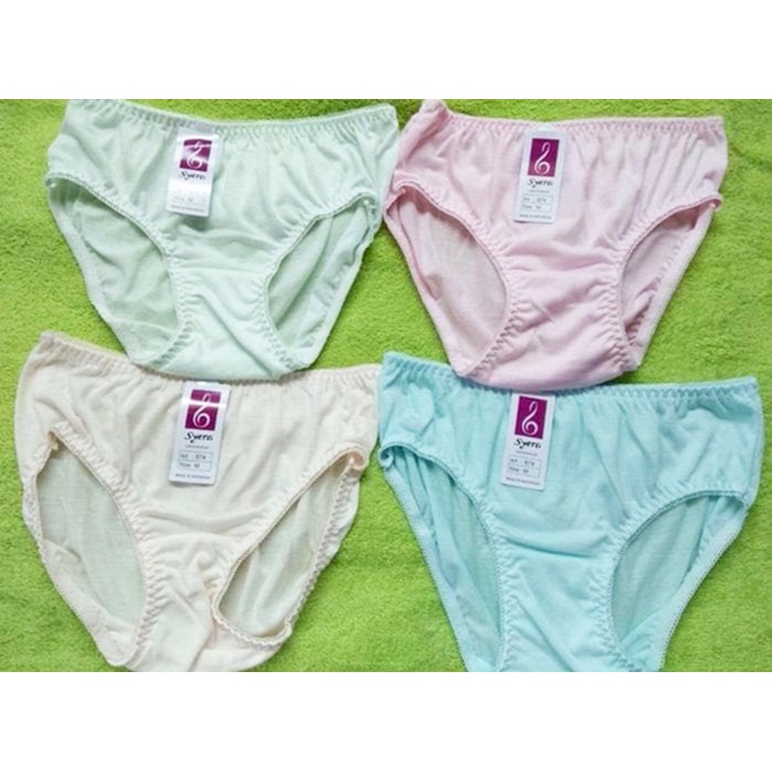 3 Pcs Celana Dalam Syera / Sely - Celana Dalam Wanita Dewasa Mix Warna