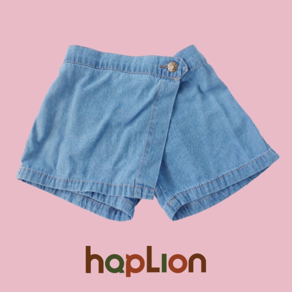 Rok Celana Anak Perempuan Pendek Jeans Rocela 1 - 6 Tahun | Haplion Kidswear