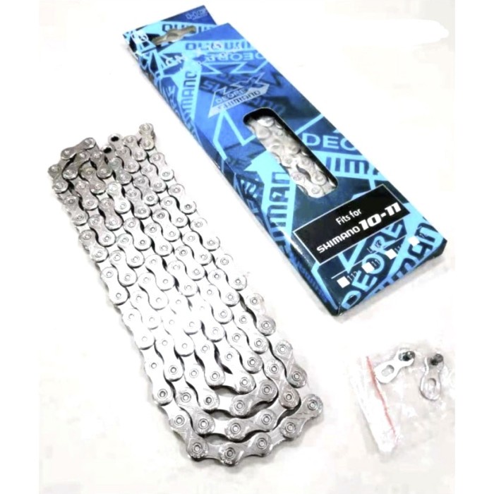 Rantai Sepeda SHIMANO CN-X10 for 10-11speed Chrome