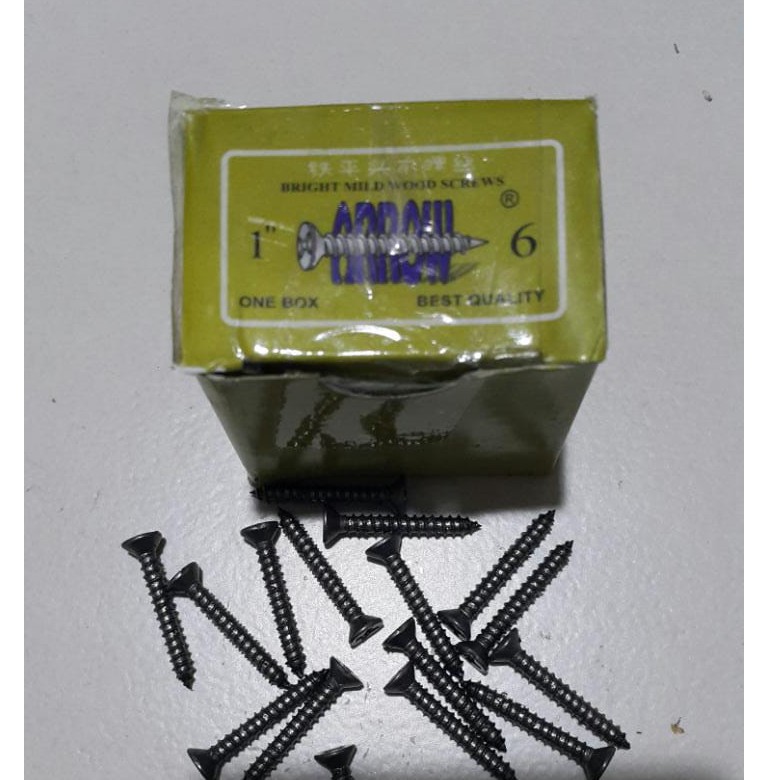 100pcs Skrup Kayu 1