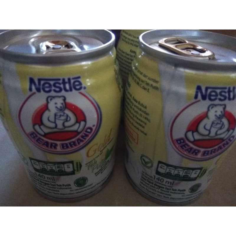 

Nestle Bear Brand Gold Susu Steril dengan Teh Putih 140 ml