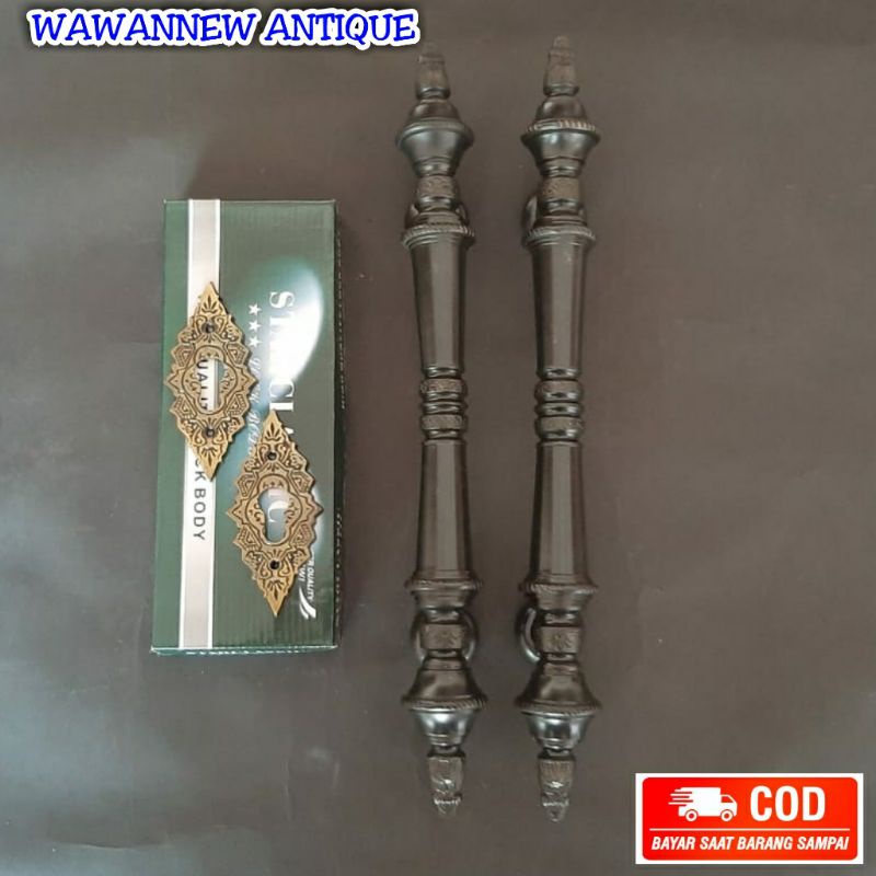 Handle Pintu / Gagang Pintu Rumah Pagar Kuningan Antik Murah 48cm